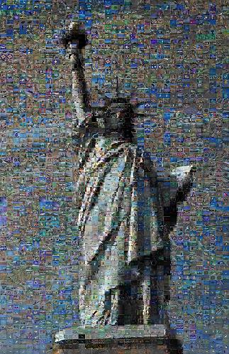 Statue of Liberty mosaic