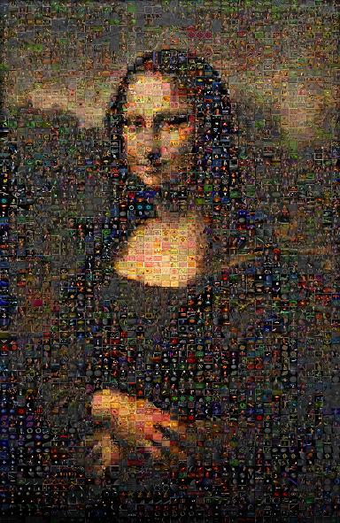 Mona Lisa mosaic